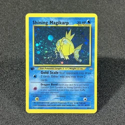 Holografische Pokémon-Karten Neo Revelation Shining Magikarp Lugia Ho-oh Gyarados Entei Folie Maßgeschneiderte Kartenkollektion PTCG PROXY