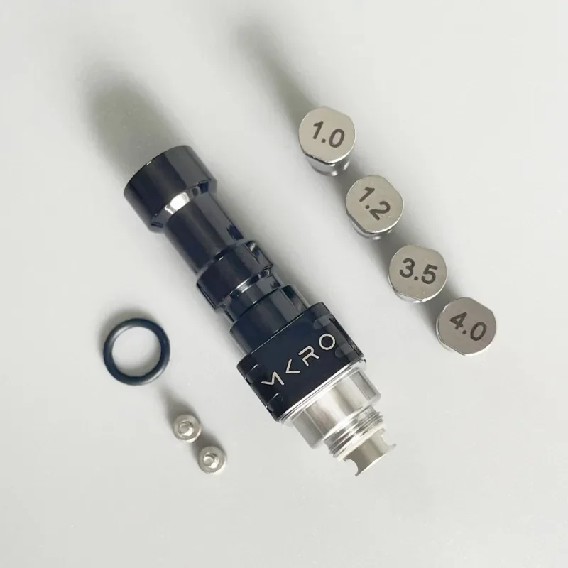 Yftk kontrl 316สะพาน rba สไตล์ rba สำหรับแท่ง/BB/ Boro MOD-silvertanium 5ชิ้น1.0พิน/1.2 /2.5 / 3.5/4.0มม.