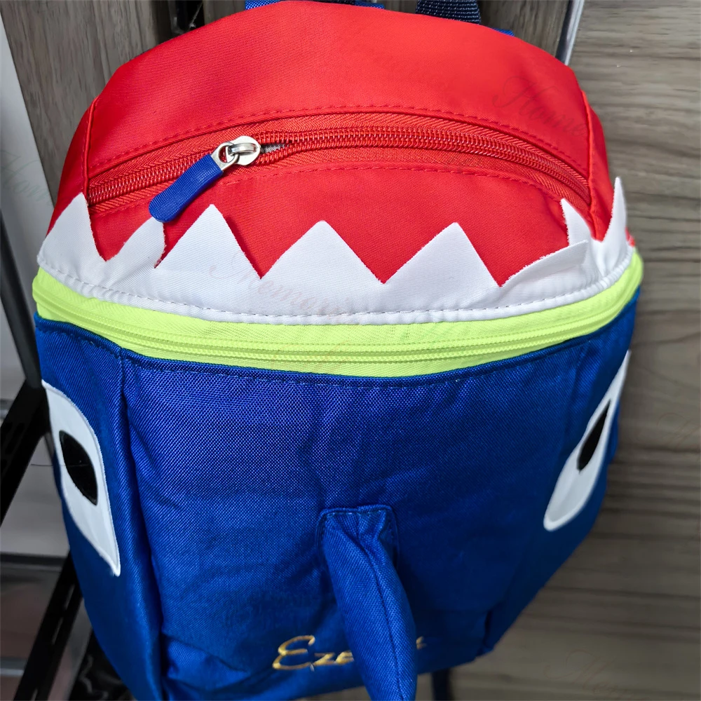 Personalized Name Cartoon Shark Elementary School Student's Bag Custom Embroidery Children's Backpack Kindergarten with Name