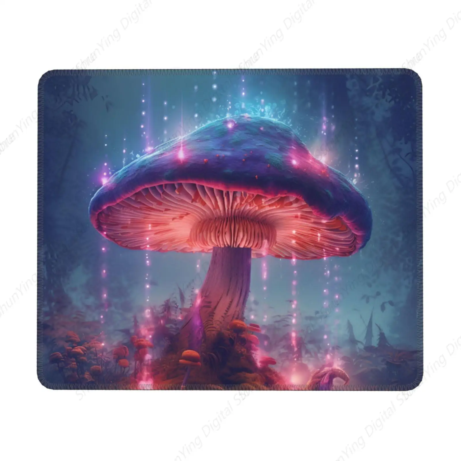 

Mushroom Punk Colored Mouse Pad Anti Slip Rubber Suitable For Office Gaming Mouse Pads On Male And Female Laptops 18*22cm