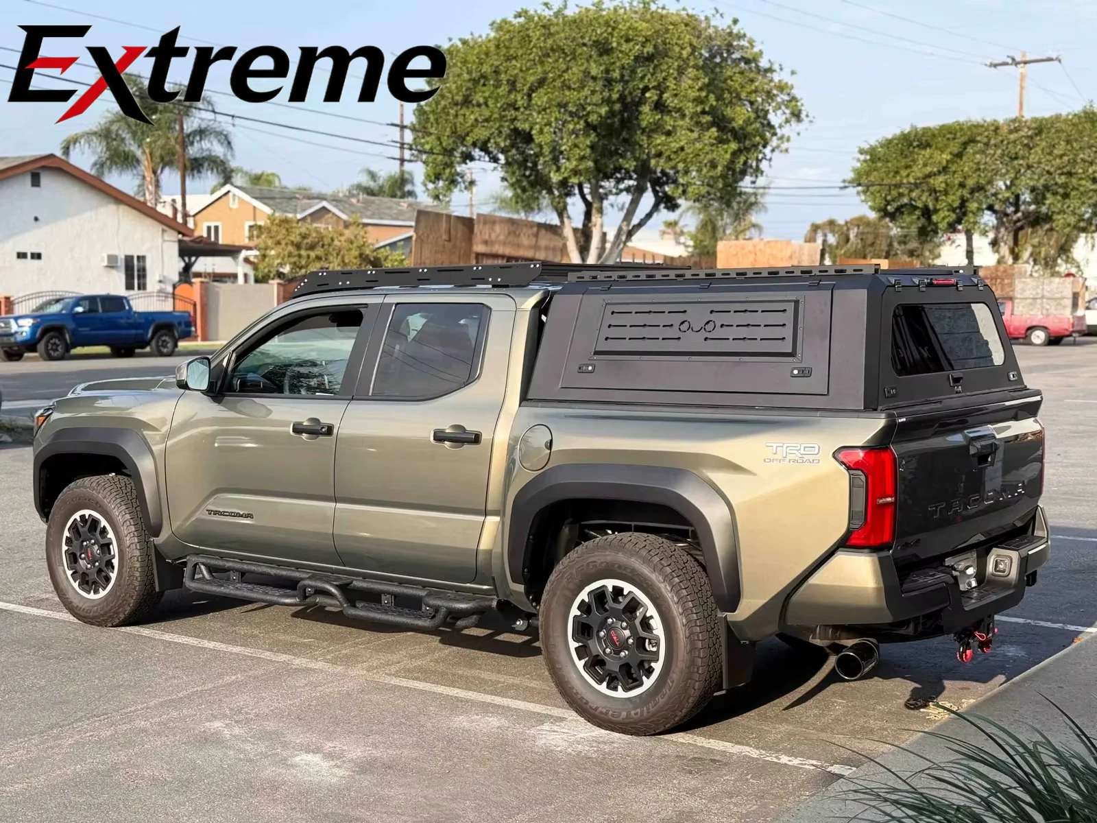 Extreme:Factory Custom-fit Retractable Locking Truck Camper Shell Toyota for 6ft Aluminum Waterproof Pickup Hardtop Canopy