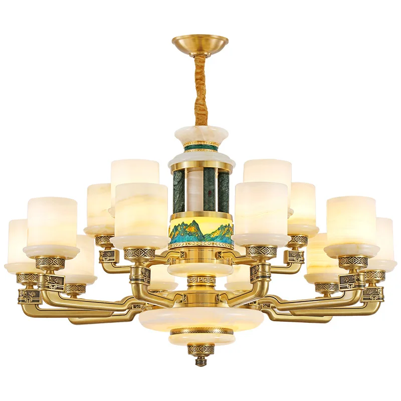 

Lamp hall main light high-end atmosphere Chinese style home bedroom branch