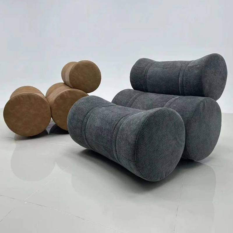 

Fashion art single sofa chair Italian minimalist lazy leisure villa can lie down creative retro medieval single chair