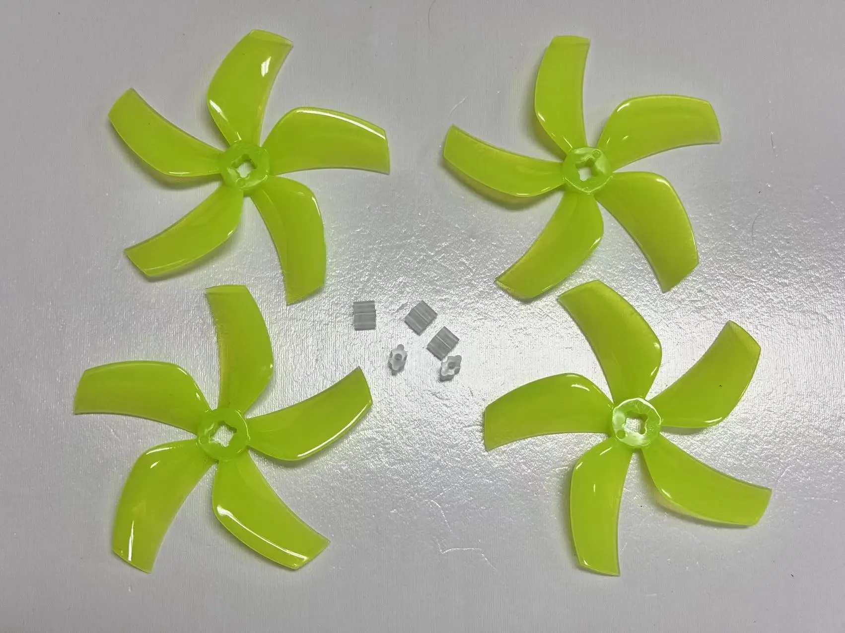 4 Stuks/2 Paar Gemfan D76 Ducted 76Mm 5-Blade Propeller Voor Rc Fpv Racing Freestyle Tandenstoker Cinewhoop Duct Drones