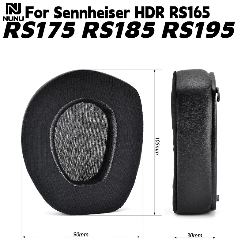 

Replacement Ice gel memory foam Ear Pads With buckle /Head beam cushion For Sennheiser HDR RS165 RS175 RS185 RS19 Headphone