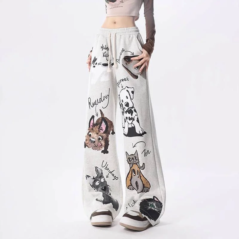 Jogger Frauen Hosen High Street Hip-Hop sportliche lässige Jogging hose Jazz gerade Hose koreanischen Stil Streetwear Frauen Kleidung