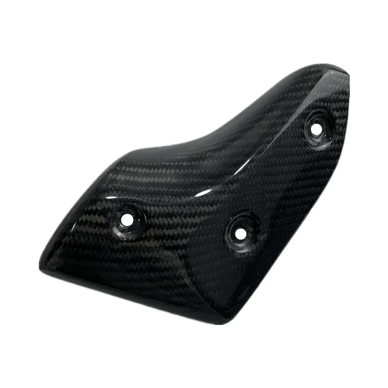 Cubierta de tubo de escape modificado de fibra de carbono Real para motocicleta, protector térmico para Yamaha TMAX560 t-max 530 t-max 560