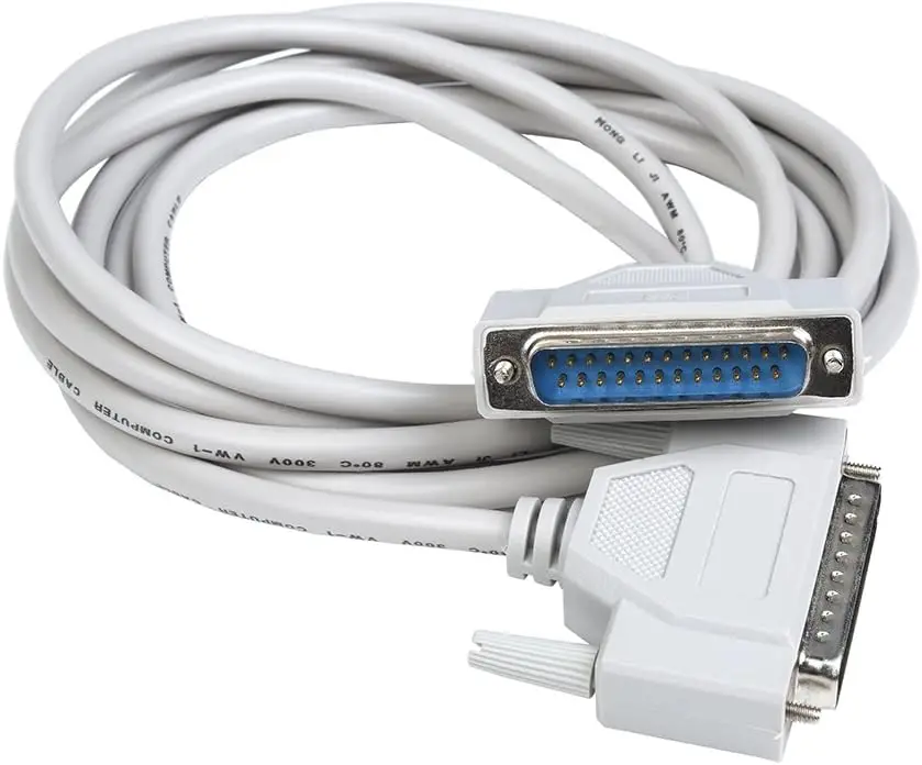 25Pin DB25 Parallel Male to Male LPT Printer DB25 M-M Cable 1.5M computer cable Printer connection extending Cable 25Pin 3M 5M