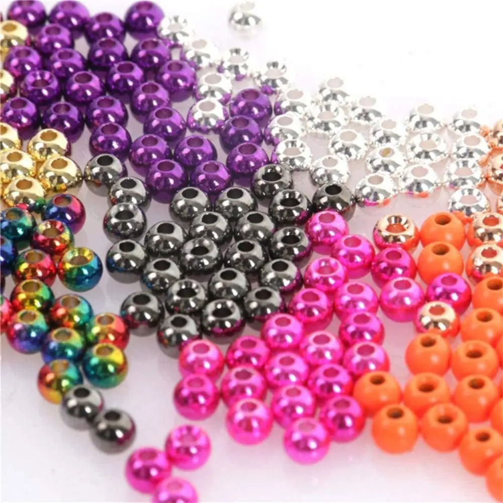 25Pcs/lot Nice-Designed Slotted Tungsten Beads Fly Tying Beads Tungsten 2mm/2.5mm/2.8mm/3.3mm/3.5mm Fly Tying Material