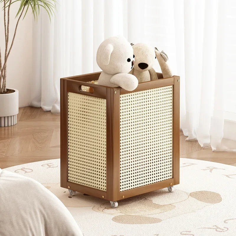 

New Model Dirty Basket Household Dirty Clothes Basket Clothes Storage Basket Plush Toy Doll Storage Bucket Factory