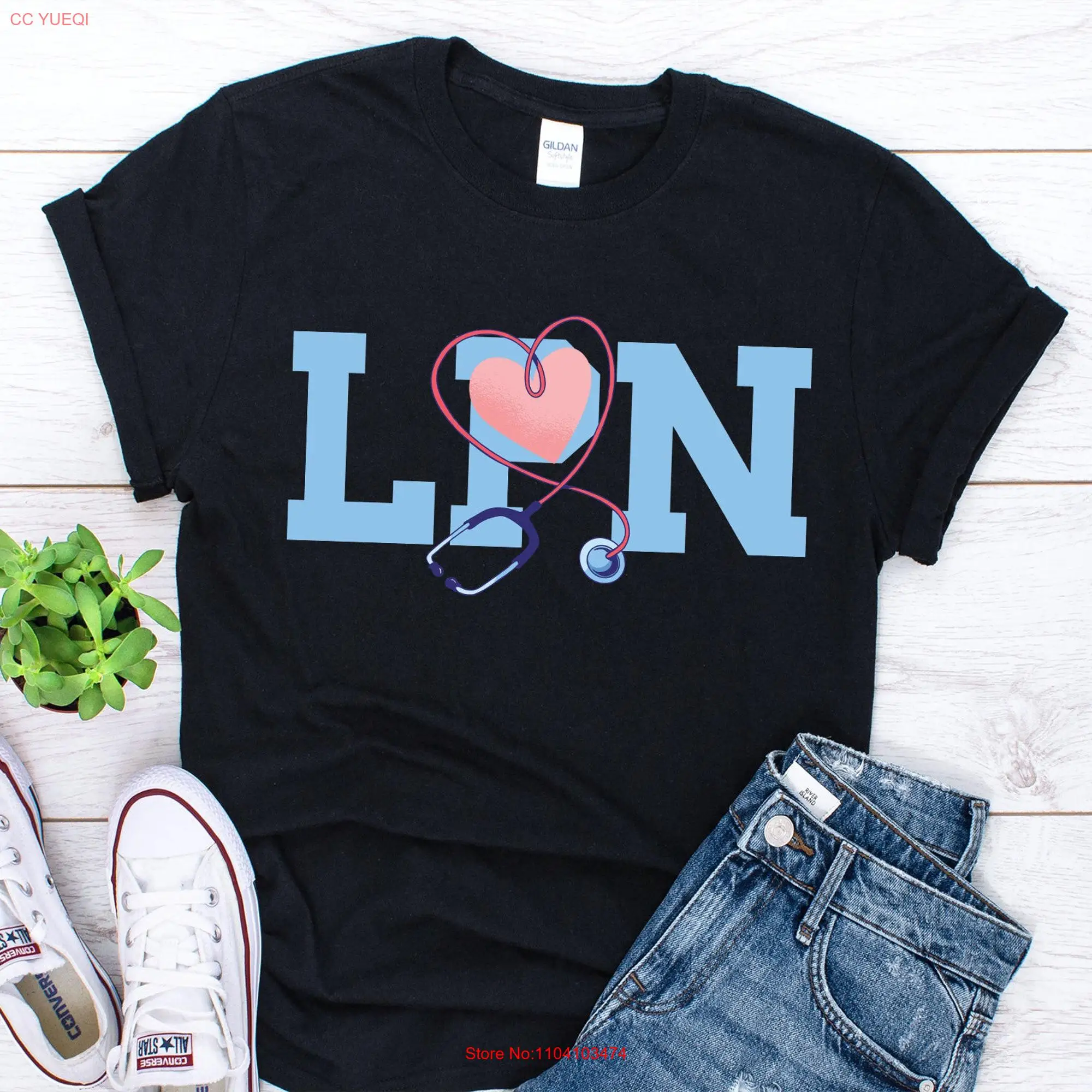 LPN Nurse T Shirt Appreciation Week For Woman Nursing Lvn Graduate long or short sleeves