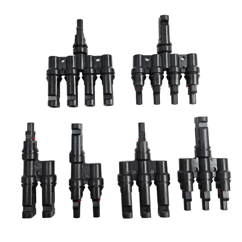 

2Pair IP67 Approved Solar PV Connectors 2to1 3to1 4to1 Male & Female 100% PP0 Parallel DIY MC2.5 4 MC6 for Solar Kits System