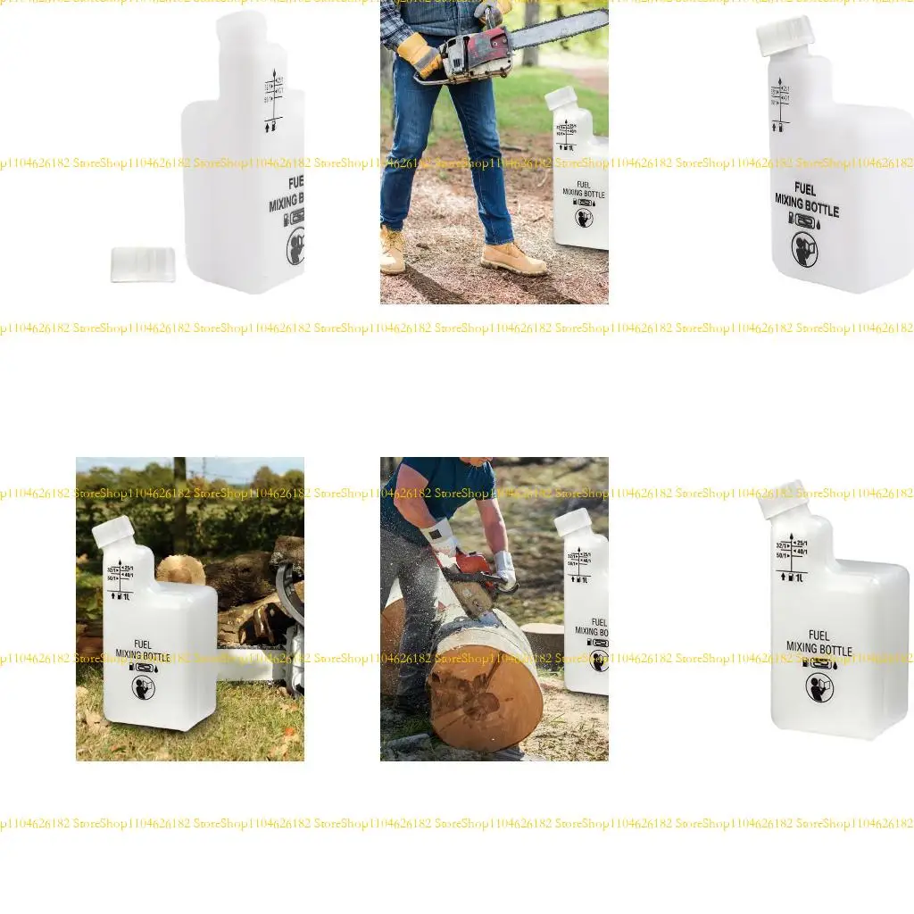 

Q2Q4 Plastic Fuels Oil Mixing Container 1L Capacity Precise 32:1/50:1/40:1/25:1 Ratio Measurement for Outdoor Power Equipment
