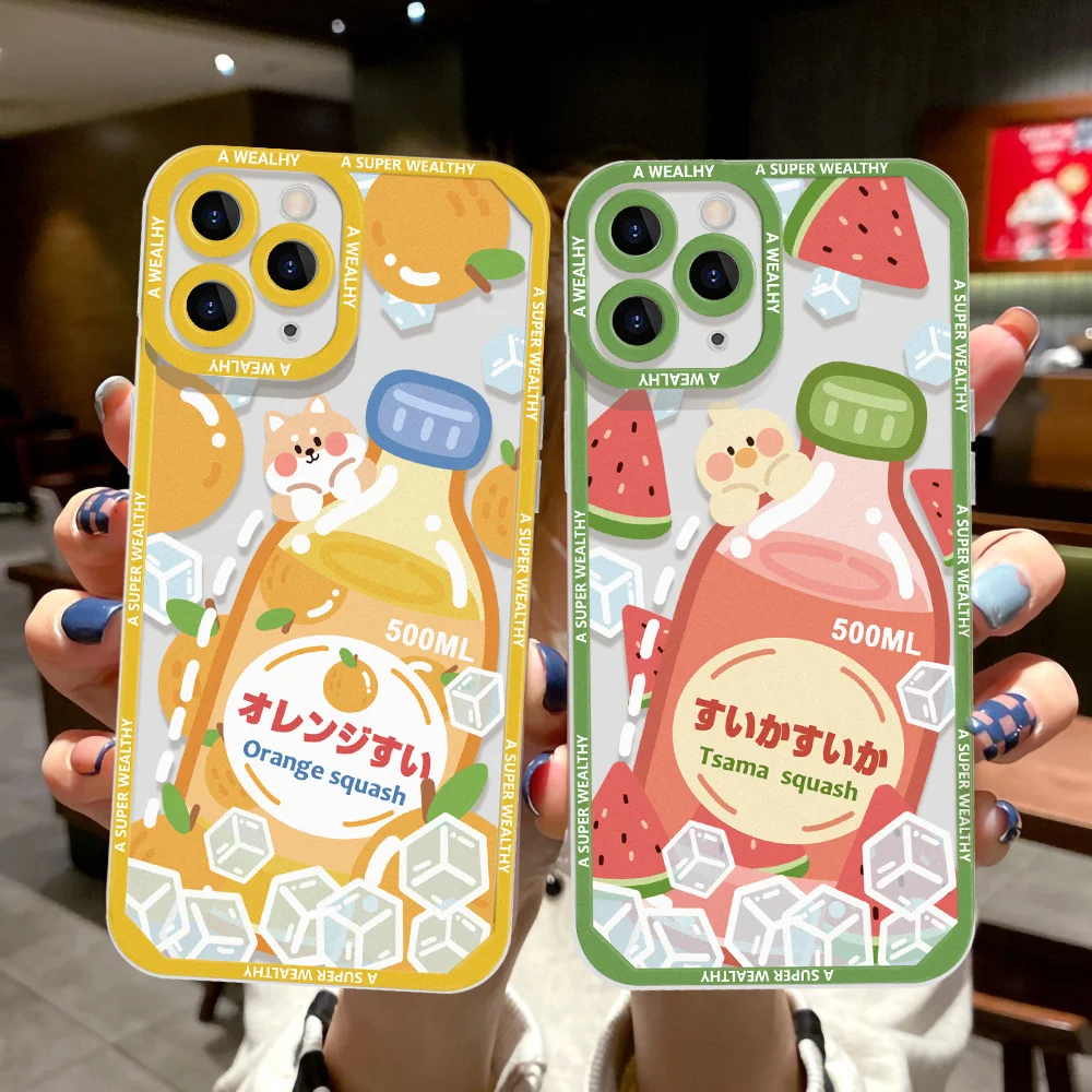 For Redmi Note 10 Pro For Xiaomi 12 Lite Case 11T 12T 11 Lite 13T Redmi Note 12 11 9 Pro 13C 12C Poco X5 Pro Soda Drink Cover