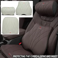 Memory Foam Car Headrest/Lumbar Cushion For Mercedes Benz AMG W202 W203 W204 W205 W210 W211 W212 W213 W177 V177 Car Accessories