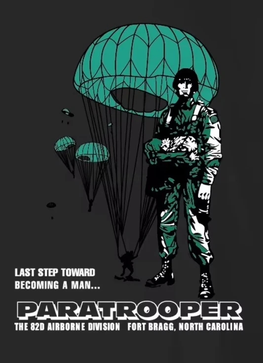 

82nd Airborne Division Paratrooper T Shirt. Short Sleeve 100% Cotton Casual T-shirts Loose Top Size S-3XL