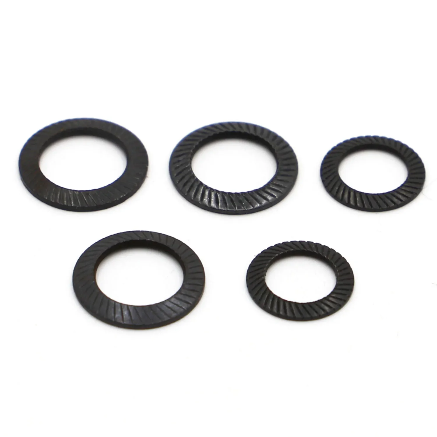 10pcs M3 M4 M5 M6 M8 M10 M12 M14 M16 DIN9250 Washers Serrated Lock Washers With Doule Daced Printing