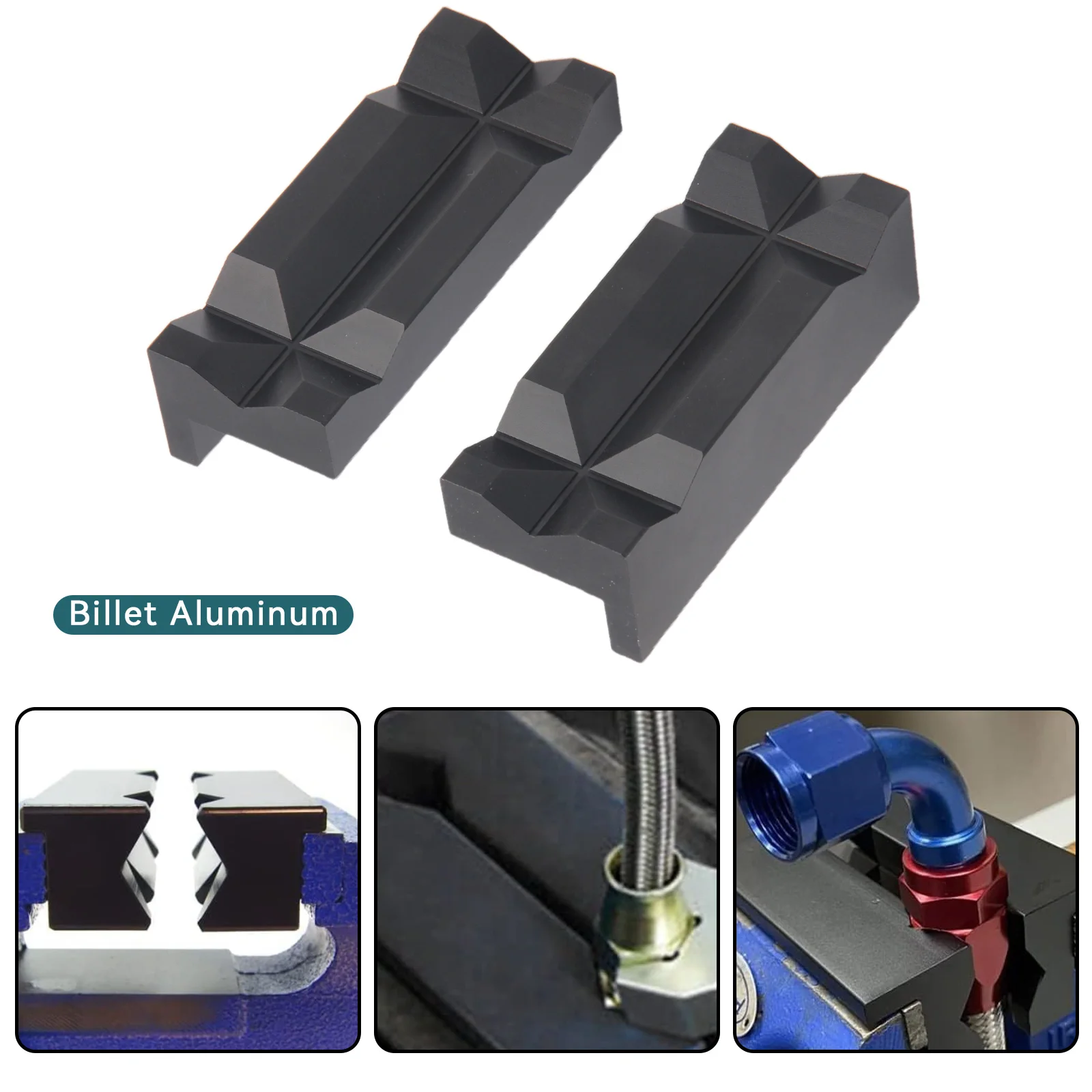 Black Aluminum 4" V…