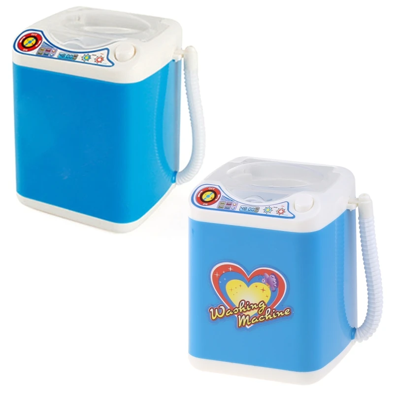 Children’s Cleaning Toy Realistic Washing Machine for Cosmetic Tools Washing Girls Activity 4’’