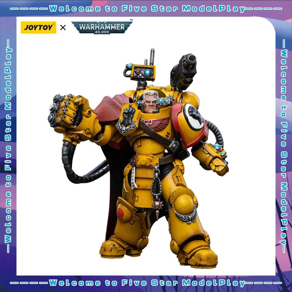 

【FS】JOYTOY Warhammer 40K Scale 1/18 Action Figures Imperial Fists Third Captain Tor Garadon Models Toys Gifts