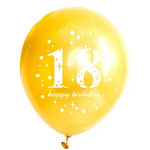 Digitaler Geburtstags Geburtstag Ballon, alles Gute zum Geburtstag Dekoration, Gold, Pink, Schwarz, 16, 18, 30, 50, 60, 70, 80, 90 Jahre alt, Partyquellen, 5 PCs 8 Hauptverkaufsjahre 90er Männerkleidung - №3