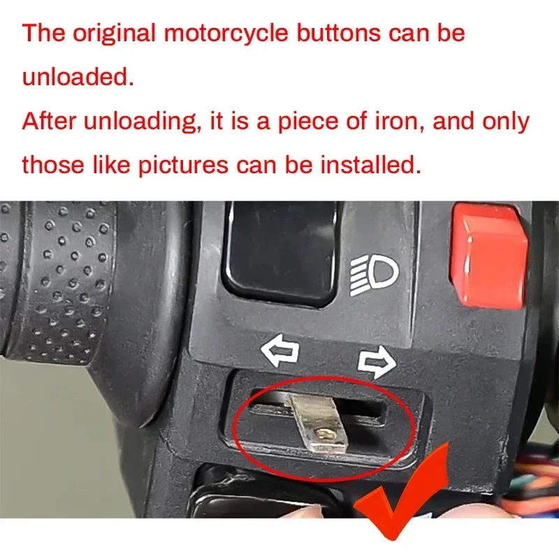 Motorcycle Switch Button Turn Signal High Low Beam Start Button Key Cap For Benelli Honda Suzuki Yamaha Kawasaki BMW KTM Voge