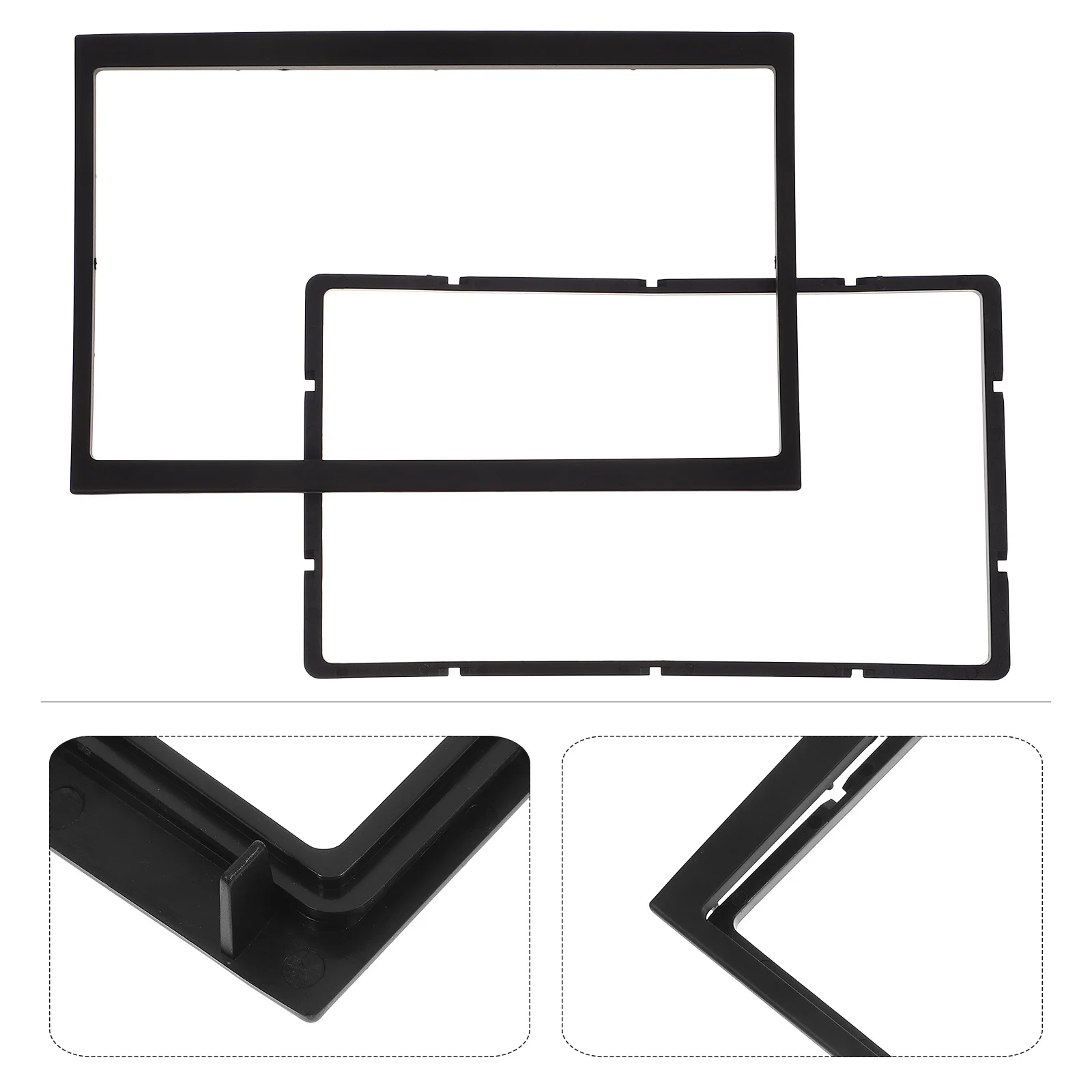 

Car Stereo Installation Kit Navigation Panel Frame Cover Durable Dashboard Protector Double Din Radio Installation Kit