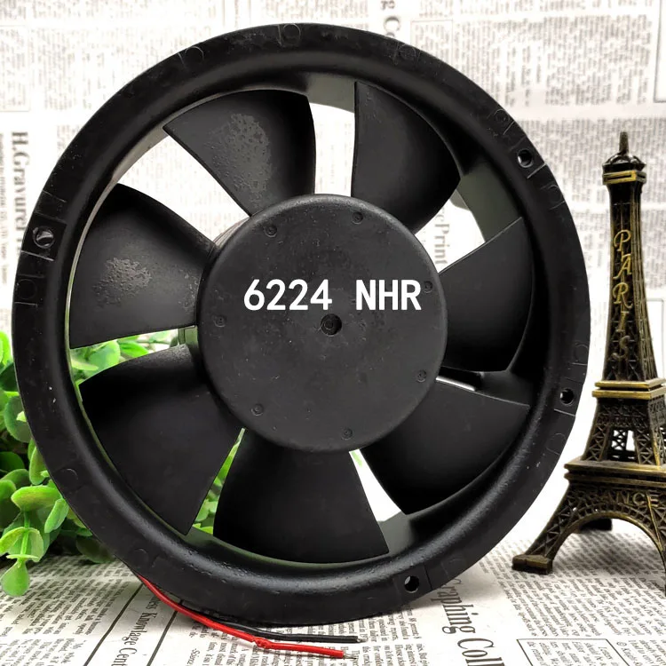 circular high air volume fan 1.1A 26W High end equipment fan 24V 6224NHR 172*172*51mm Silent Cooling Fan