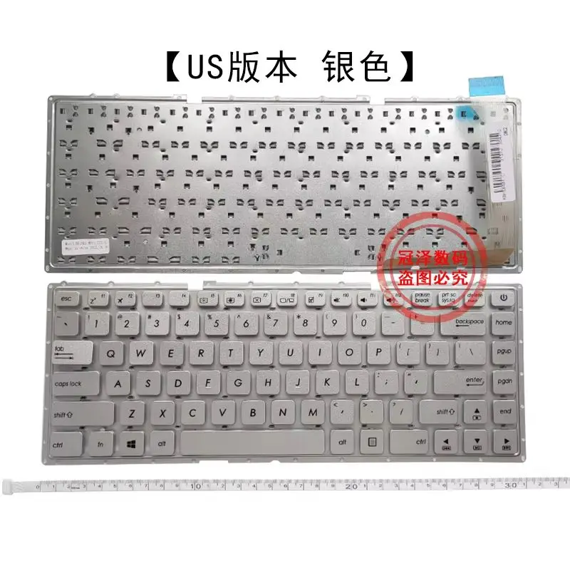 US NEW laptop keyboard For ASUS X445S X440N X441SA S441SC S441UA A441U R414UV X441 X441S X445 X440 S441 F441 F441V F441U A441