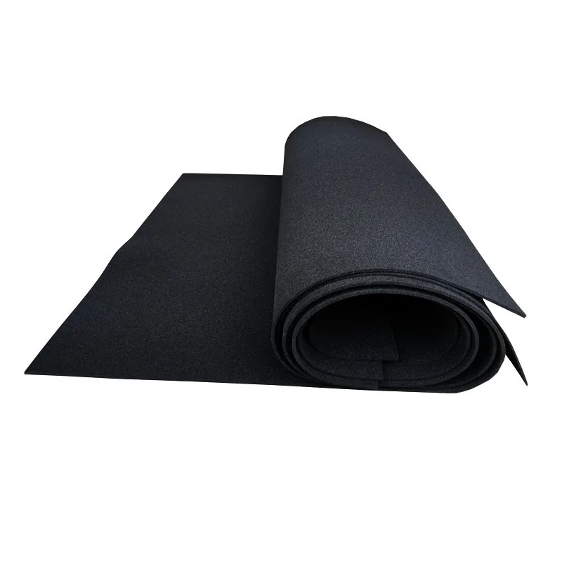 1Mx2M Car Underfelt Carpet Stain Resistant Replacement Renovate Upholstery Auto Floor Trunk Boat Mat Felt Fabric Black