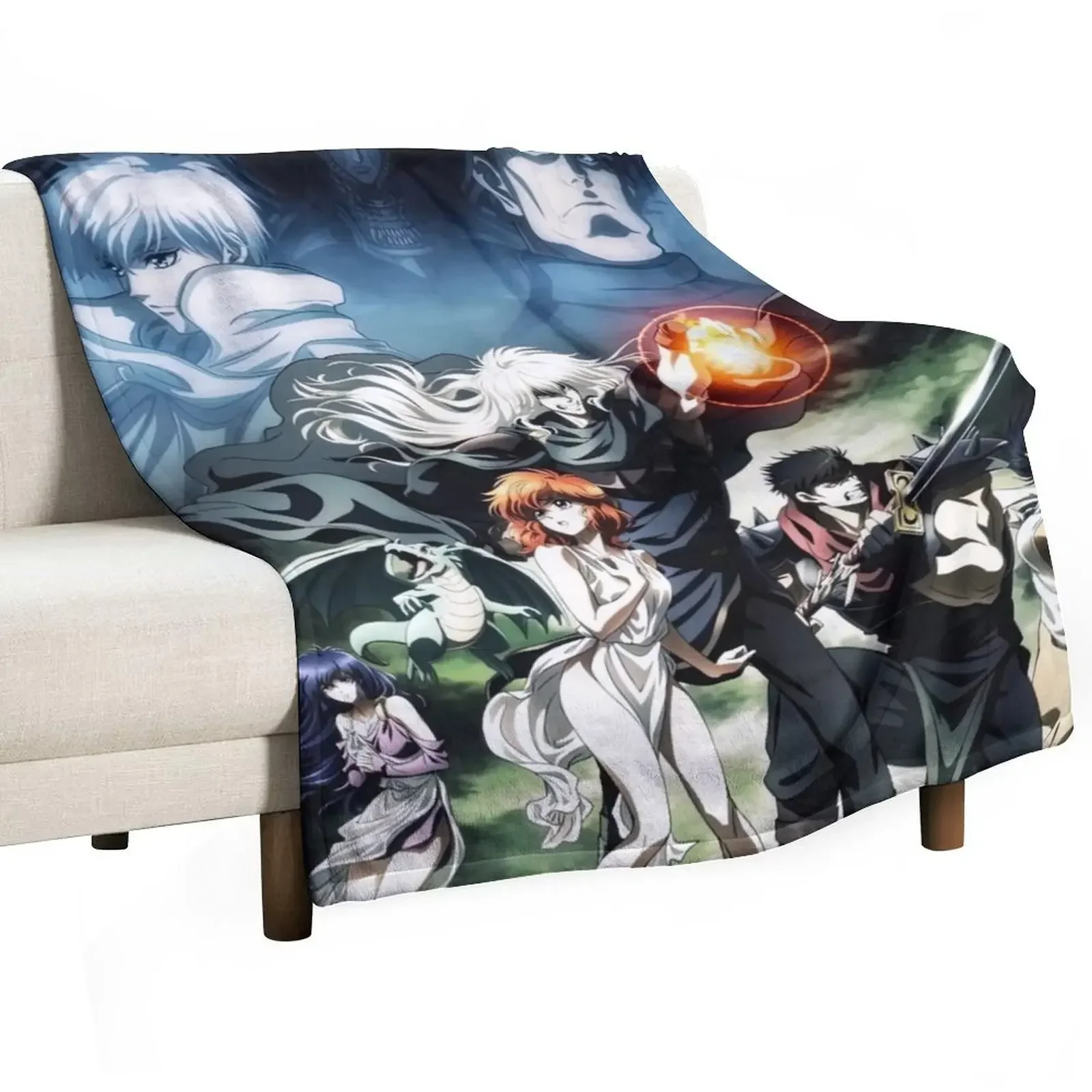 Bastard Dark Schneider Anime Throw Blanket Flannel Fleece Soft Warm Throw Blanket