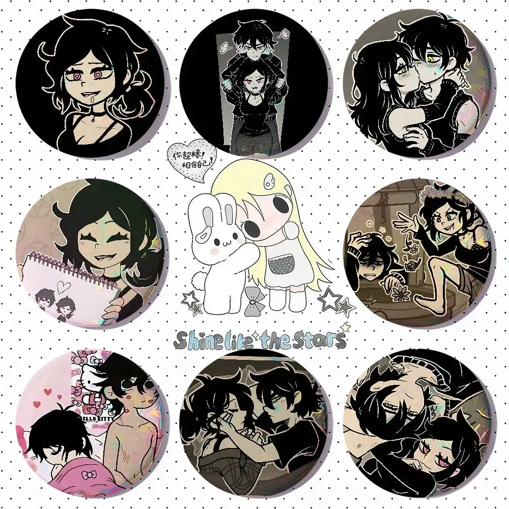 T-The Coffin Of Andy And Leyley Cute Badge Pins For Friend, Backpack, Clothing, Collectible Accessories, Jewelry Gift
