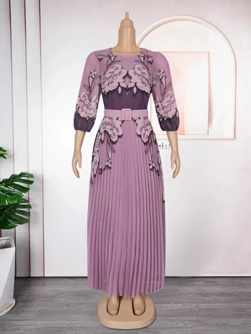 

Африканские платья для женщин, элегантное свадебное мусульманское модное абайя, дашики, халат, кафтан, длинное платье макси, турецкая Африка 2026