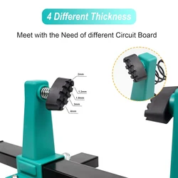 Strumento di supporto per circuito stampato con supporto per PCB regolabile strumenti di riparazione per saldatura a rotazione a 360 ° per dissaldatura di circuiti stampati