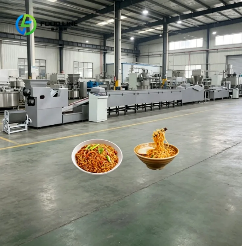Industrial Instant Noodle Production Line Automatic Noodle Making Machine High Efficiency Commercial Equipment