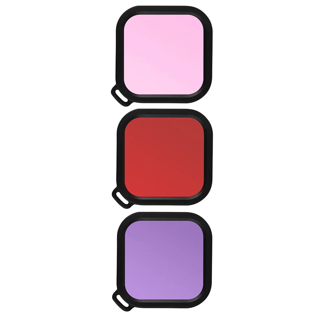 

1Set Diving Filter Kit High Transparency Color Correction Waterproof Scratch Resistant Lens Filters for Sports Camera Underwater