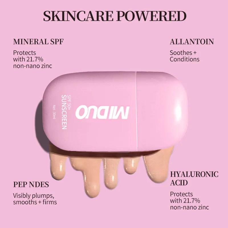 Sunscreen SPF50+ UV Protection Lotion – Waterproof Sweatproof Exfoliating Face & Body Sunscreen for Summer 30ml