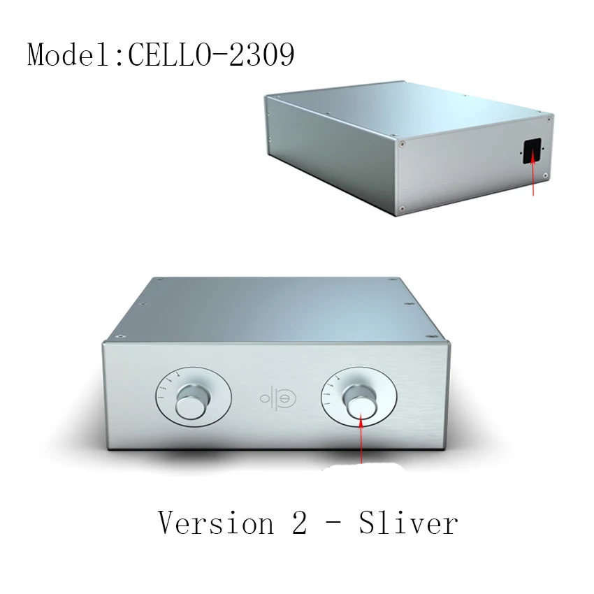 Weiliang Audio CELLO 2309 All-Silver Aluminum Preamp Chassis Power Amplifier Chassis Aluminum Alloy Housing view 5
