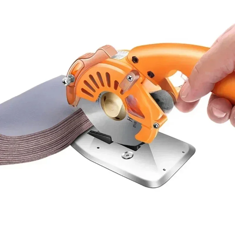 Industrial Electric Scissors Handheld Round Blade 110V/220V Cutting Cloth Machine Silent Servo Direct Drive