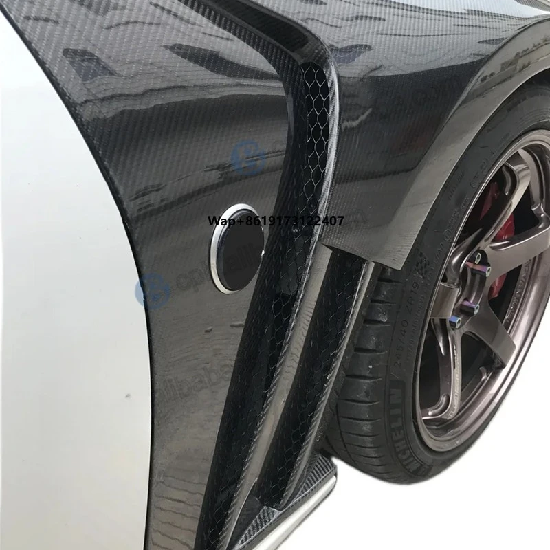 

Customized V Style Honeycomb Carbon Fiber Rear Vent Fenders for 370z Z34 2009-2015 Carbon Fenders Body Kit Upgrade