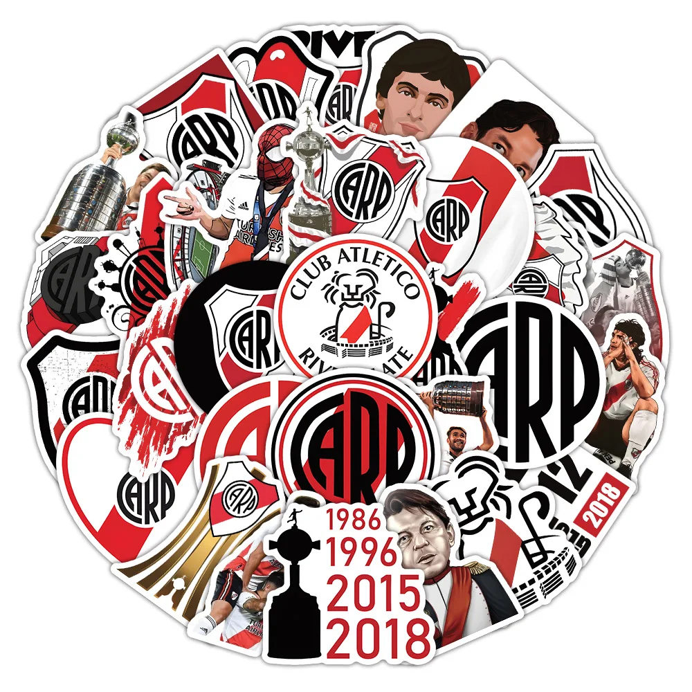 10/50PCS Argentina Football Club RIVER PLATE Competitive Sports Football Graffiti Decorative Waterproof Stickers Kids Toy