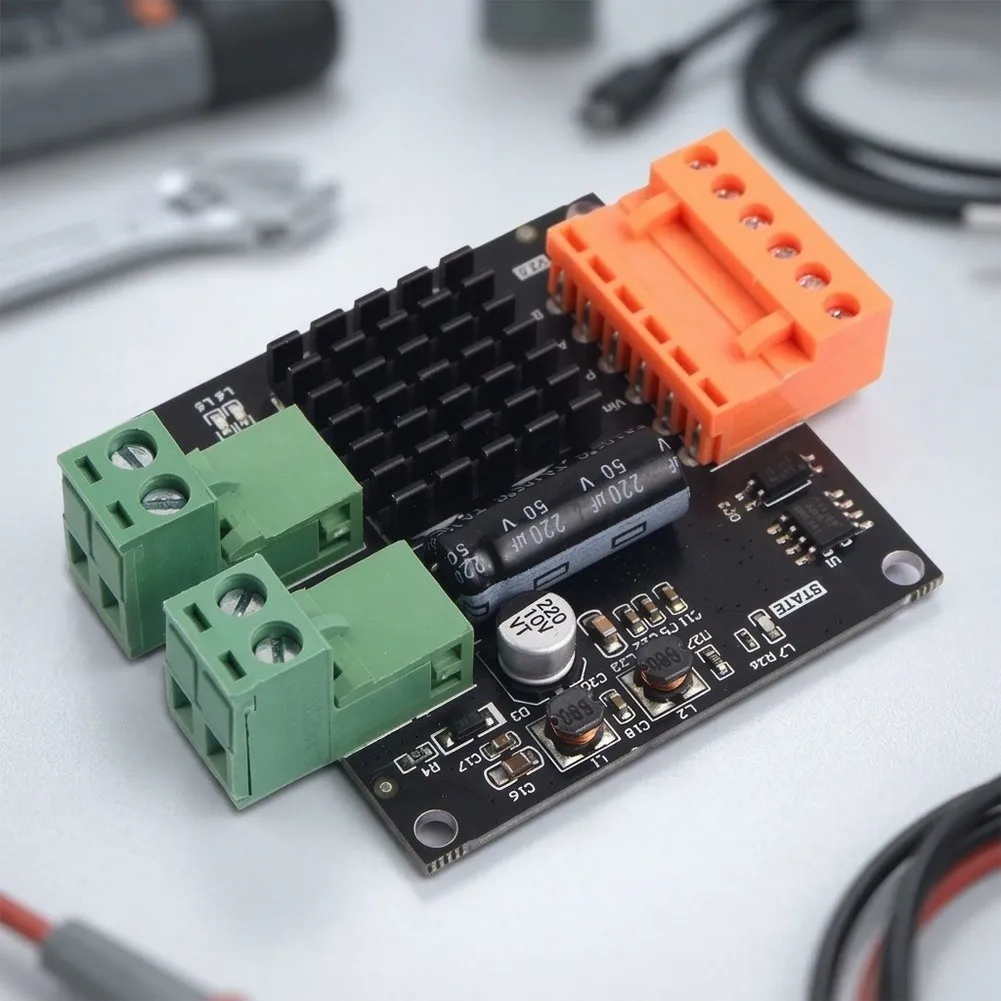 1 Pcs Powerful DC12V 24V 16A Motor Driver Board Over Voltage For Protection 6V To 28V Overvoltage Undervoltage Overheat