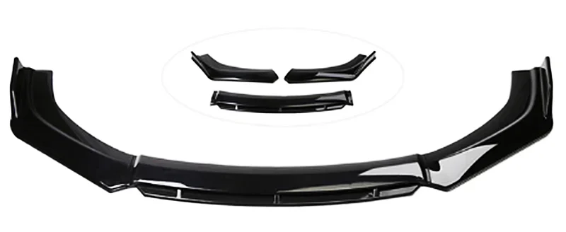 

Suitable for For Audi A3 A4 A6 Q3 S3 S4 S6 B6 B7 B8 B8.5 Sedan Front Bumper Lip Chin Spoiler Splitter Diffuser Bodykit Universal