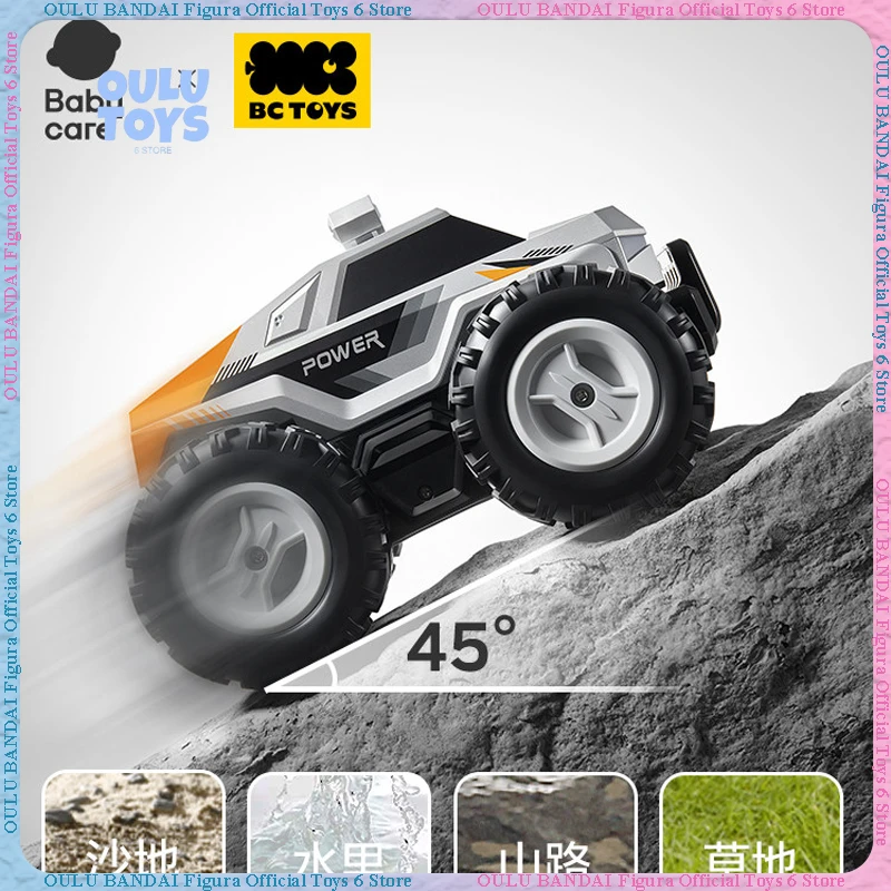 

In Stock Babycare Amphibious Remote Control Car Waterproof Stunt Racing Car 4wd Off-Road Vehicle Kids Toy Birthday Gift For Boys