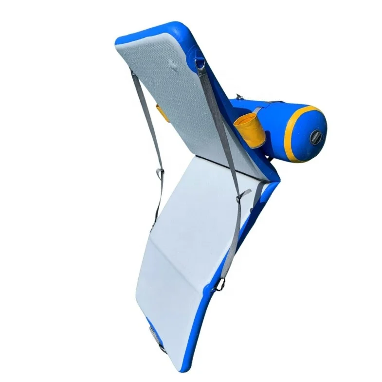 نفخ قطرة الماء غرزة العائمة الهواء حصيرة البلاستيكية مقاعد نفخ المتسكع صالة كرسي سوب مقعد