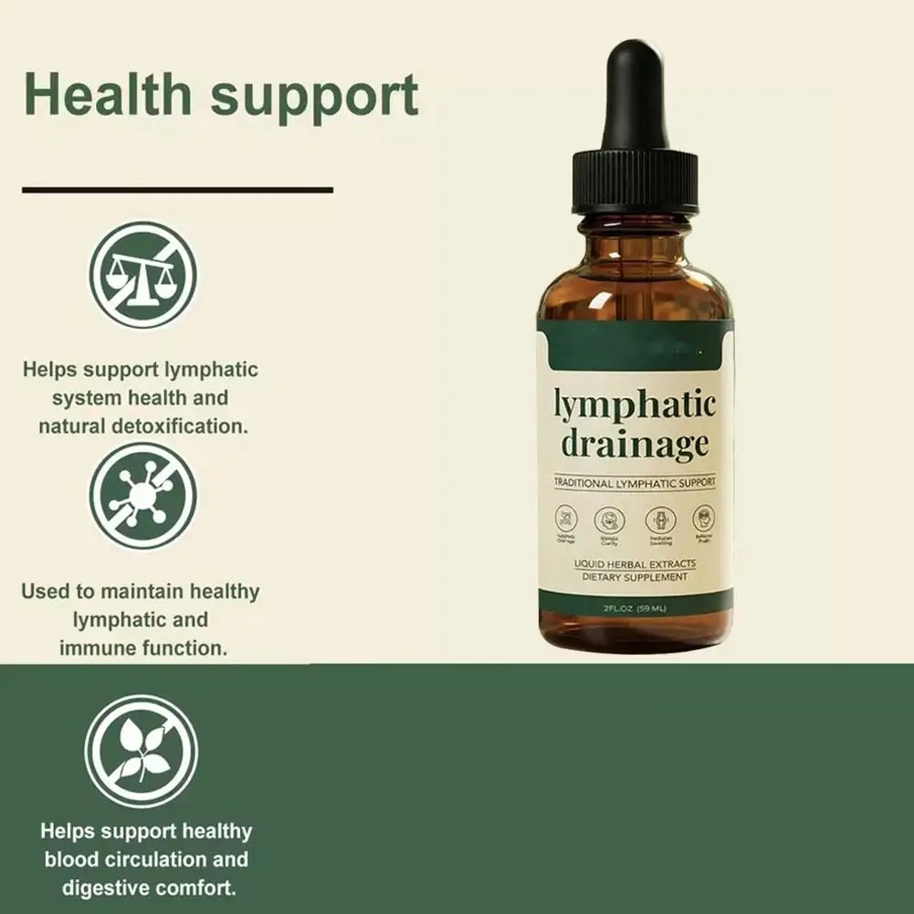 59ml Natural Herbal Wellness Drops with Uncaria Rhynchophylla Red Clover, Gentle Non-Irritating Daily Support for Adults