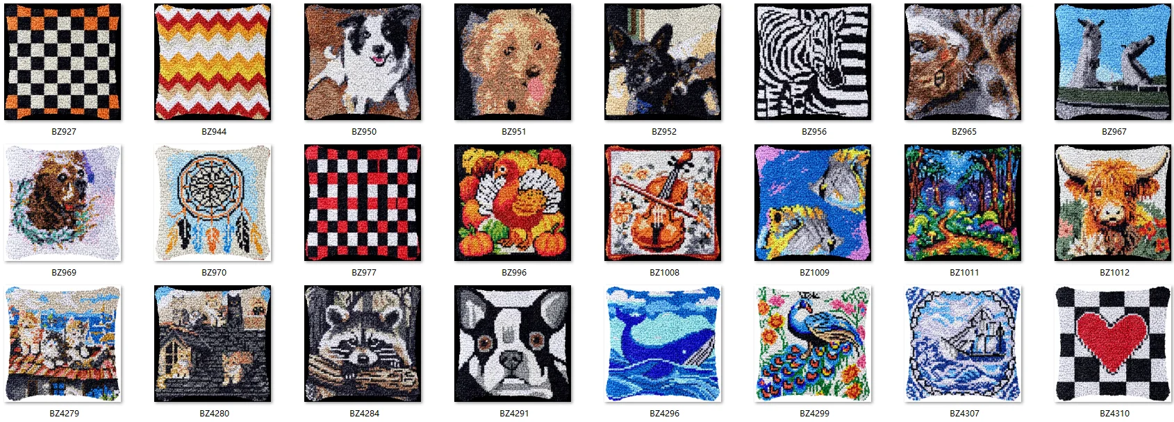 

Bee latch hook kit rug canvas printing BZ826 handwerken knooppakket diy carpet embroidery handmade accessories Map