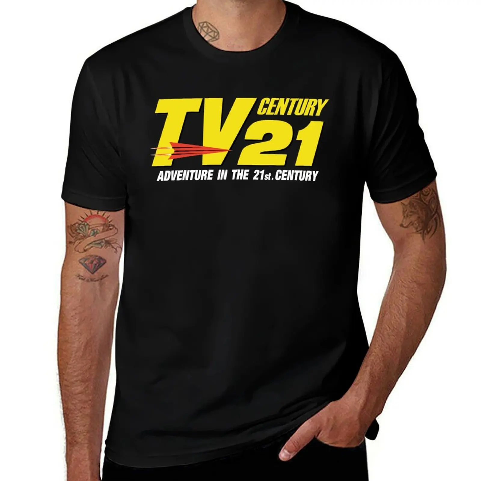 

Retro 1960's 1970's TV Century 21 T-Shirt t shirt custom print t shirts for man graphic funny T-Shirt