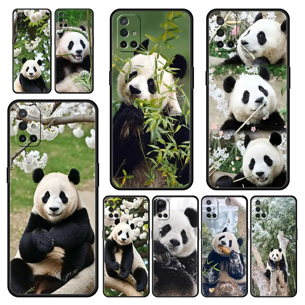 Phone Case For OnePlus 12 11 10 9 Pro 9T 12R 10R 9R 9RT 10T 8T 8 7 6T 7T Nord 2T CE 2 5G N200 N10 N100 Soft Cover Fubao panda