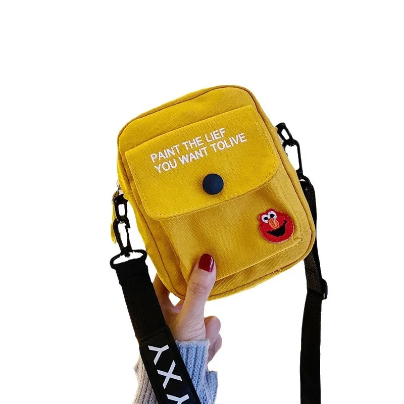 حقائب كروسبودي شائعة للأولاد والبنات ، حقائب قماشية لطيفة للأطفال ، عصرية ، مطابقة للجميع ، متوسطة وكبيرة